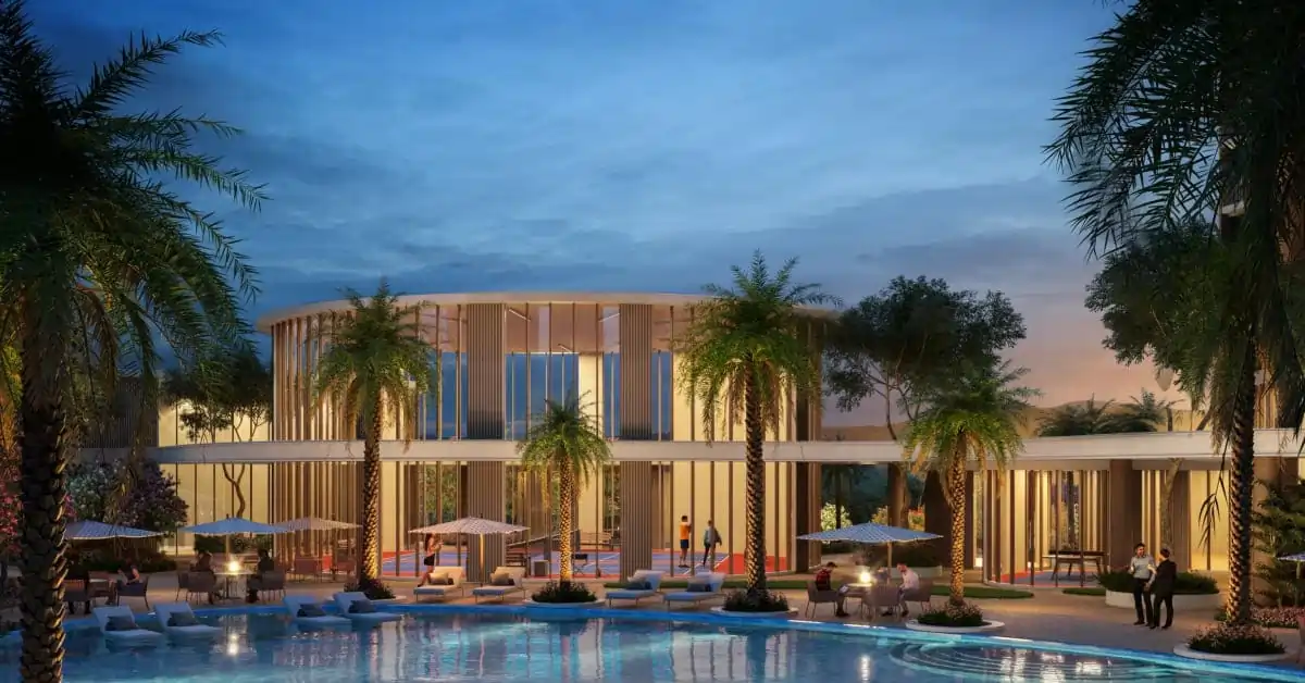 Swimming Pool & Cabanas