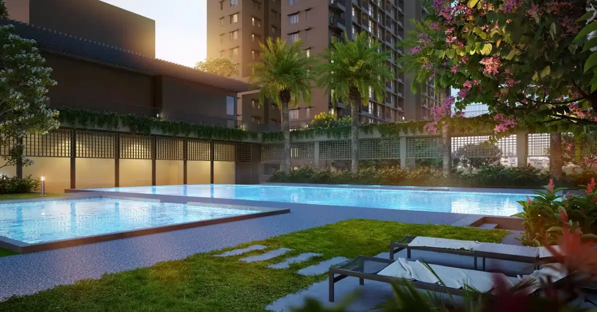 Swimming Pool & Cabanas